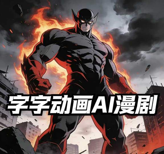 字字动画AI漫剧2026年第1期系统课程,小白看完就能学会实操的漫剧课,单人月收1-3W